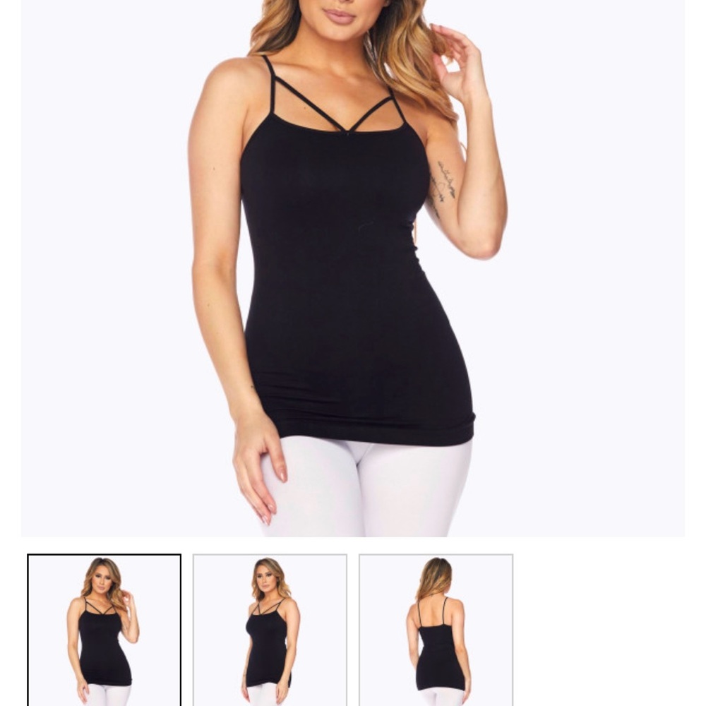 Seamless Criss Cross Camisole.